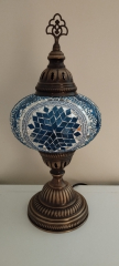 Tischlampe Morgenland, 3er, türkis