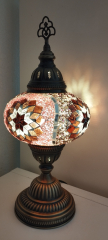 Tischlampe Morgenland, 3er, lilafliederrose