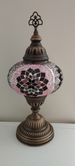 Tischlampe Morgenland, 3er, lilafliederrose