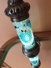 Mosaiksäule, petrol